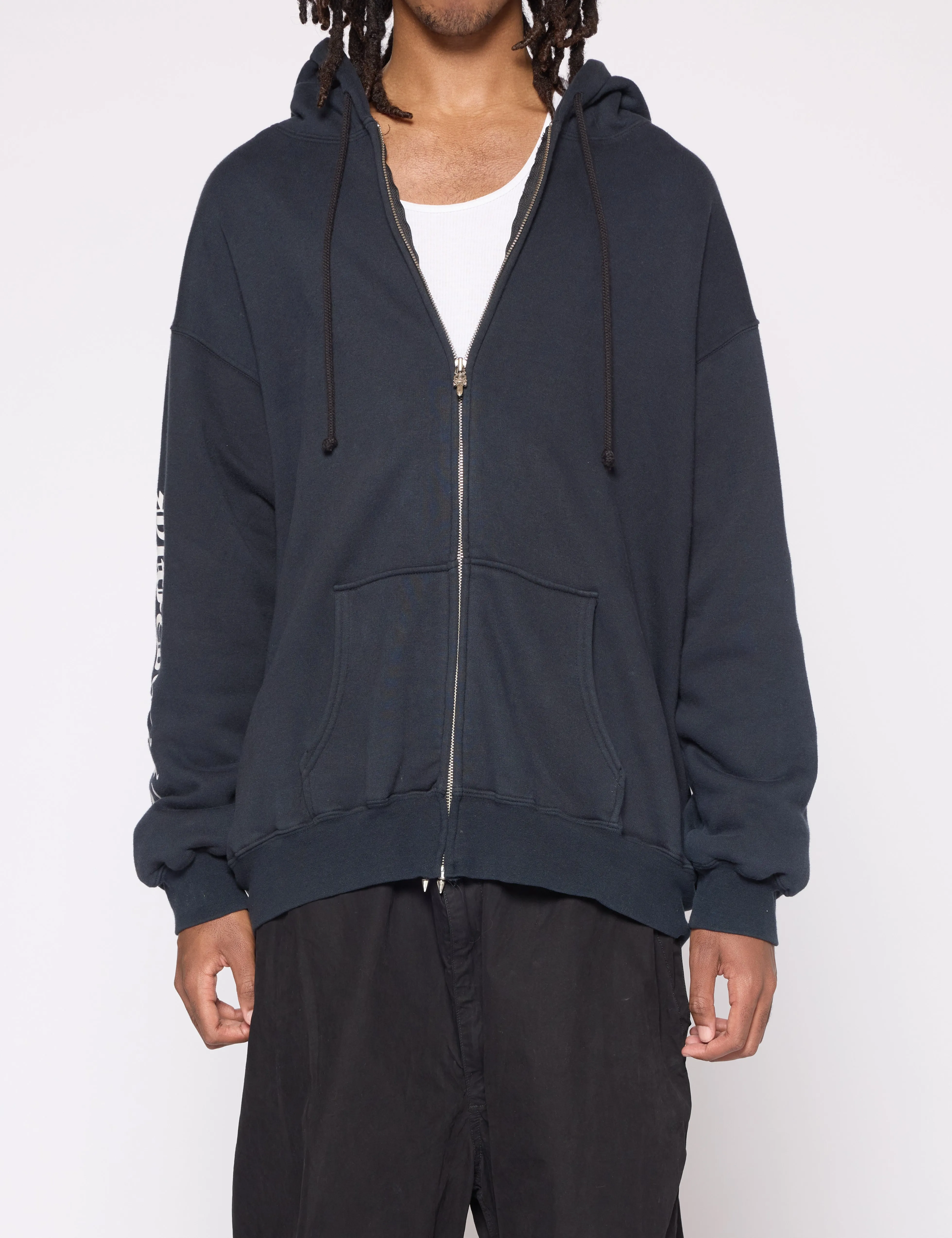 90's Thermal Horseshoe Zip-up Sweatshirt