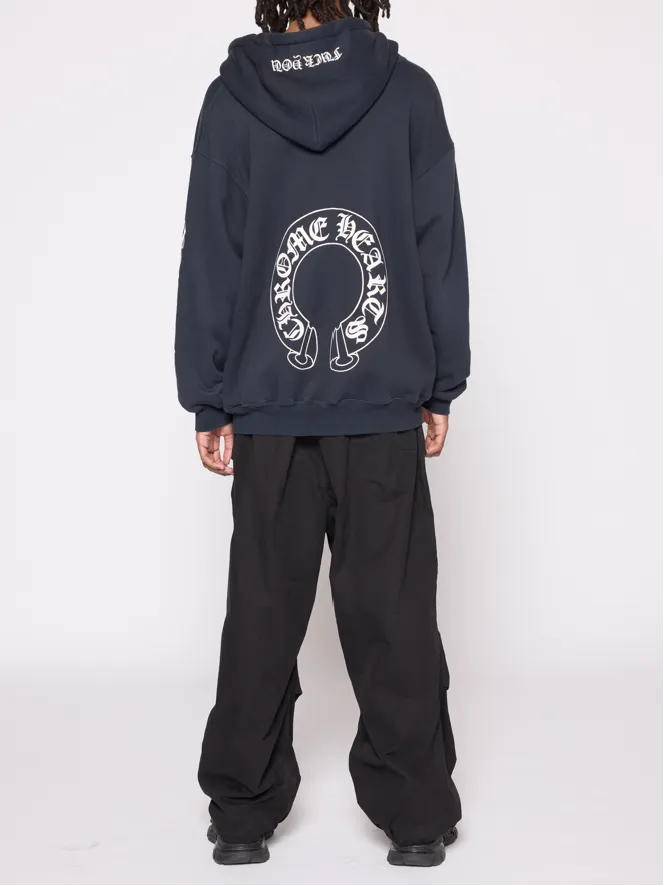 90's Thermal Horseshoe Zip-up Sweatshirt