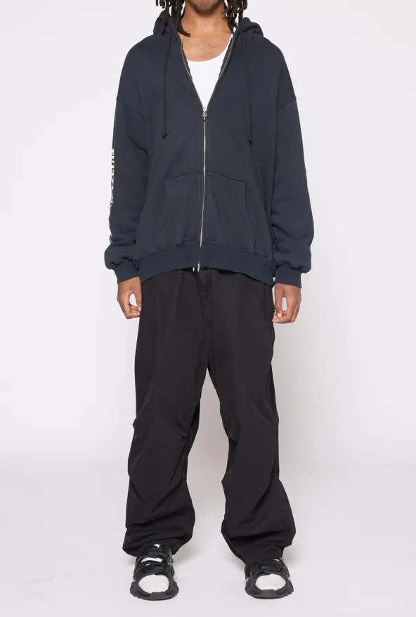 90's Thermal Horseshoe Zip-up Sweatshirt