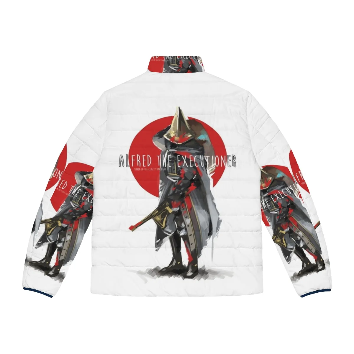 Alfred The Executioner Bloodborne Inspired Puffer Jacket