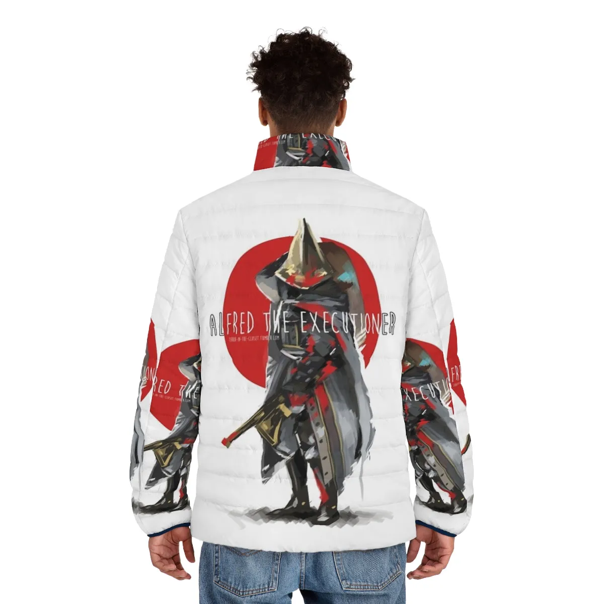 Alfred The Executioner Bloodborne Inspired Puffer Jacket