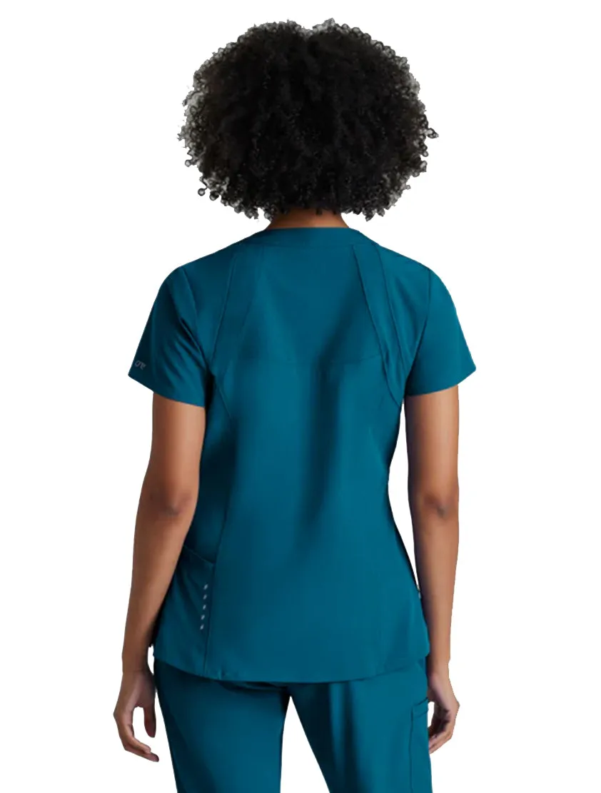 Barco One™ by Barco Racer 4-Pocket V-Neck Scrub Top