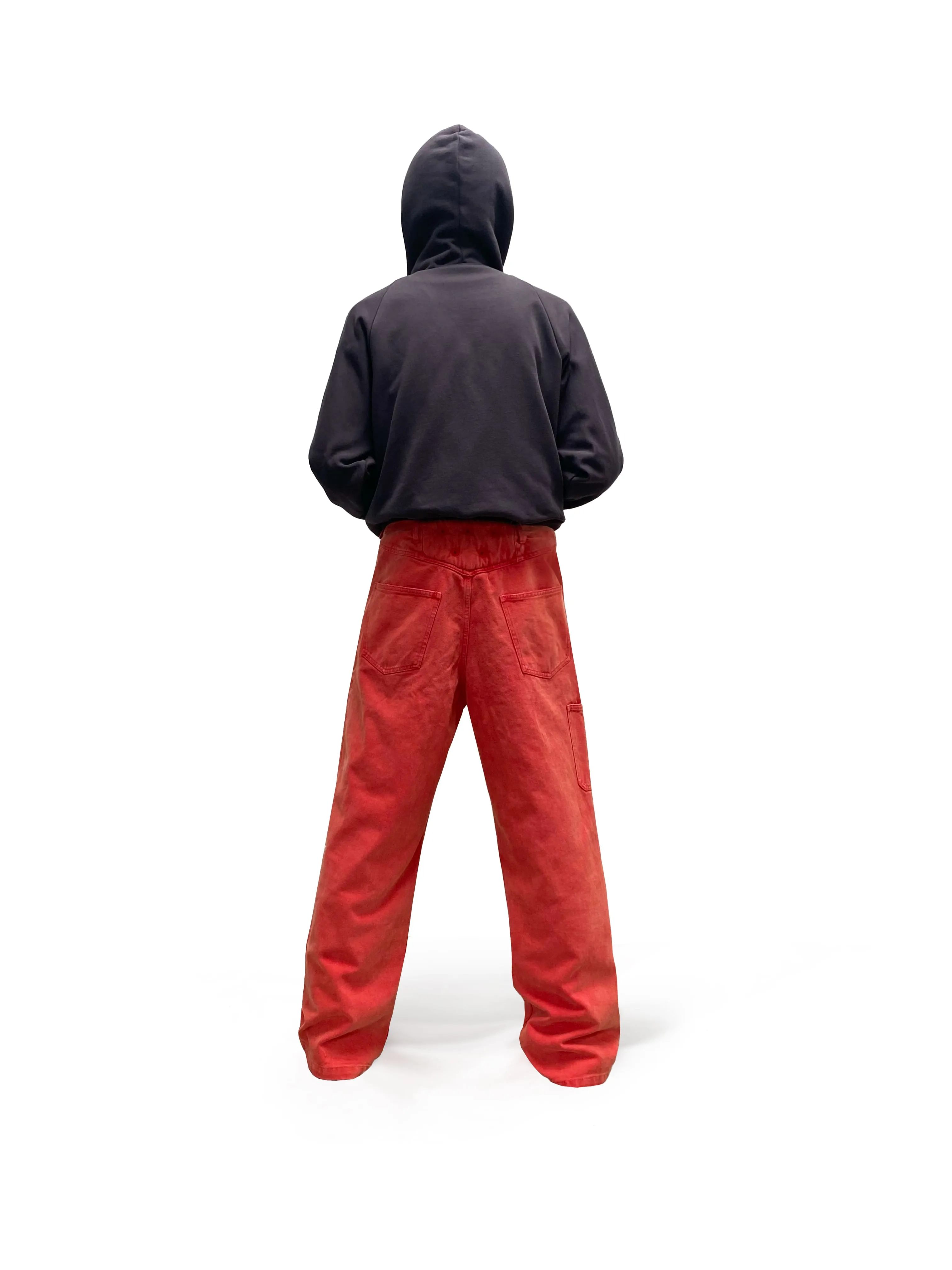 BIKER TROUSERS （RED）