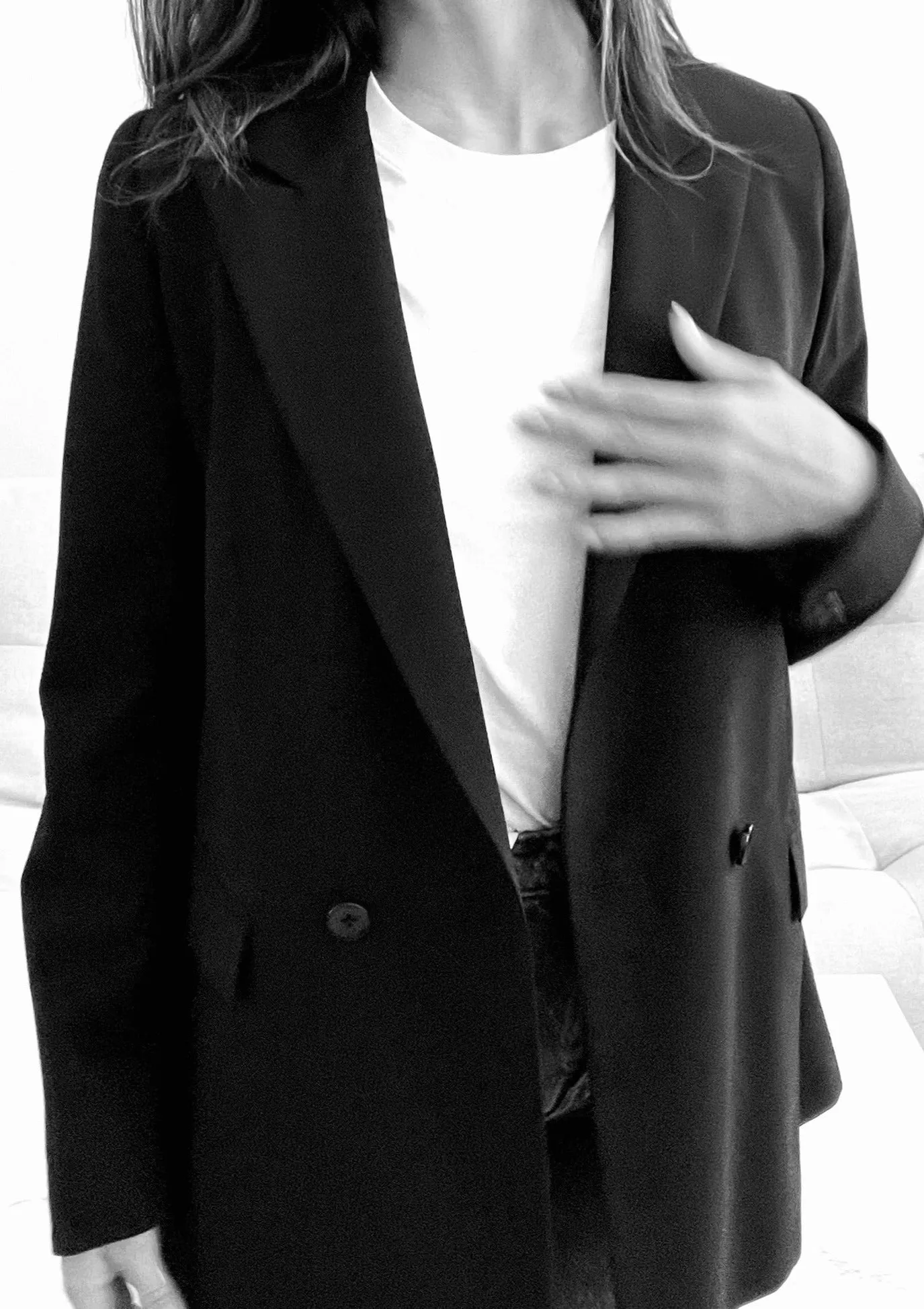 Black Italian Wool blazer