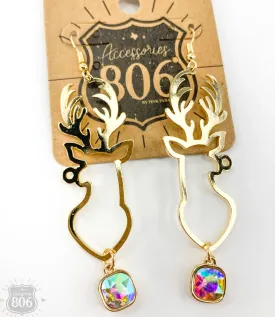 Christmas Reindeer Earrings