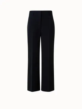 Cropped Wide Cotton Pants