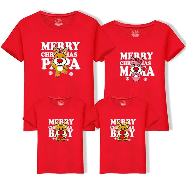Family Matching Reindeer T-Shirt