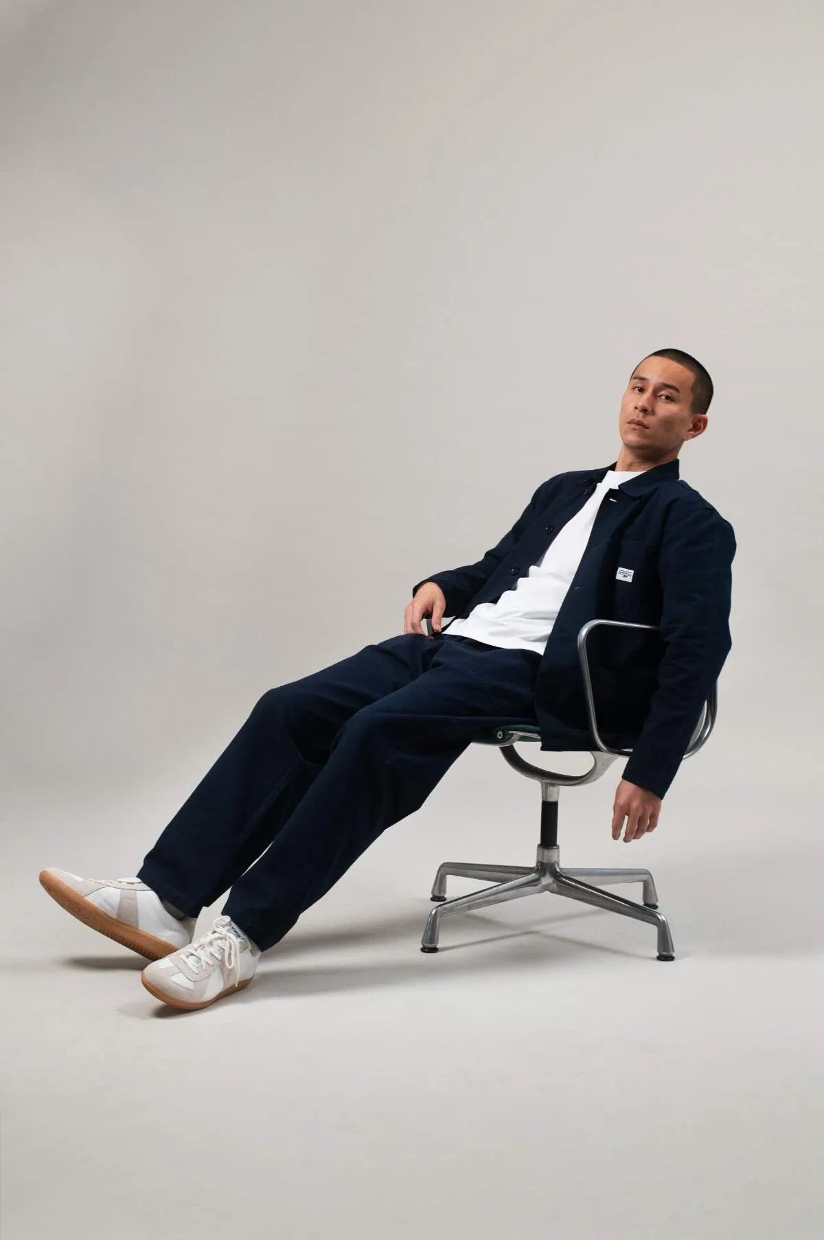 Hambledon Canvas Chef Pants Dark Navy