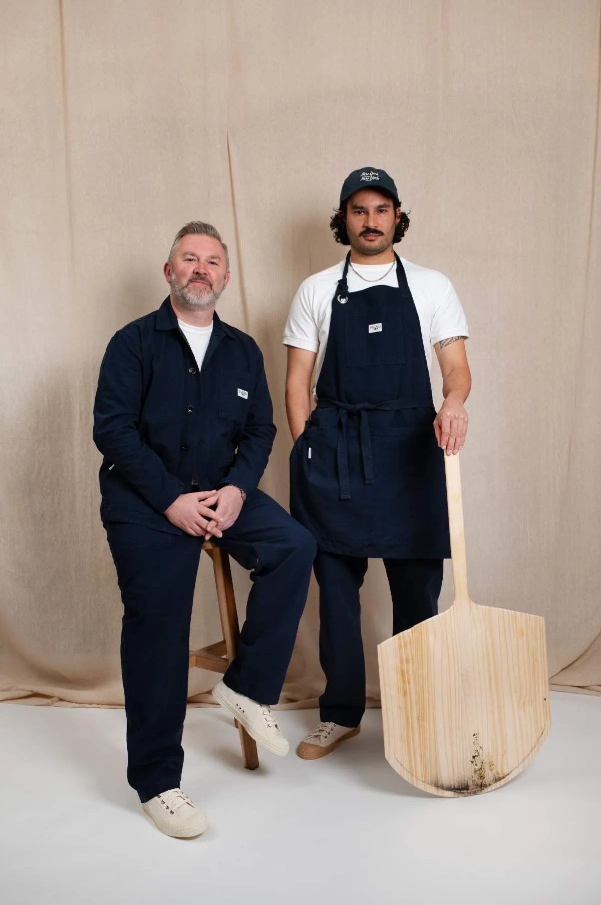 Hambledon Canvas Chef Pants Dark Navy