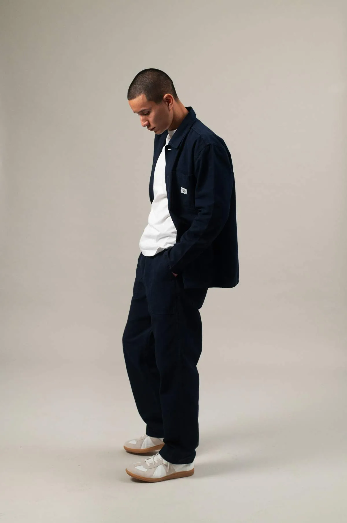 Hambledon Canvas Chef Pants Dark Navy