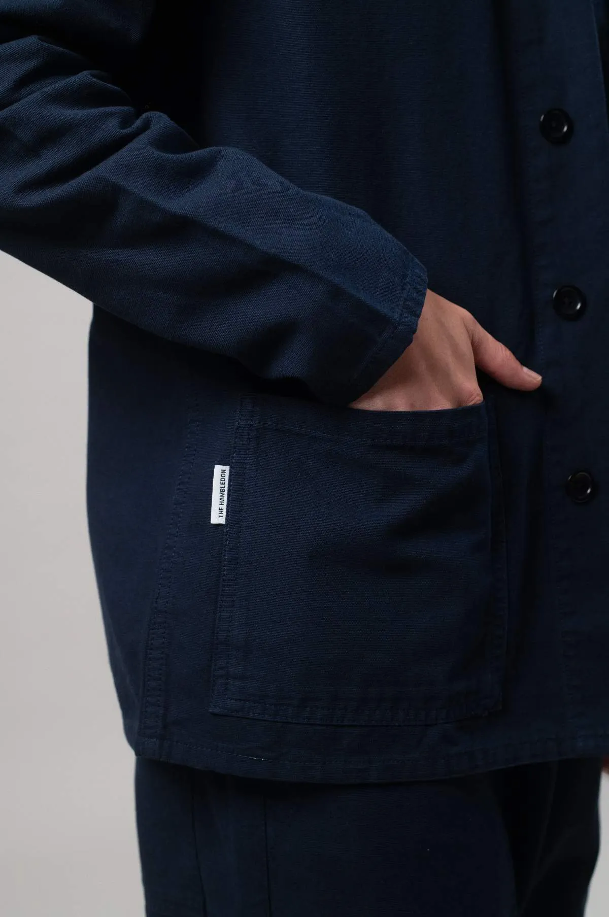 Hambledon Canvas Chef Pants Dark Navy