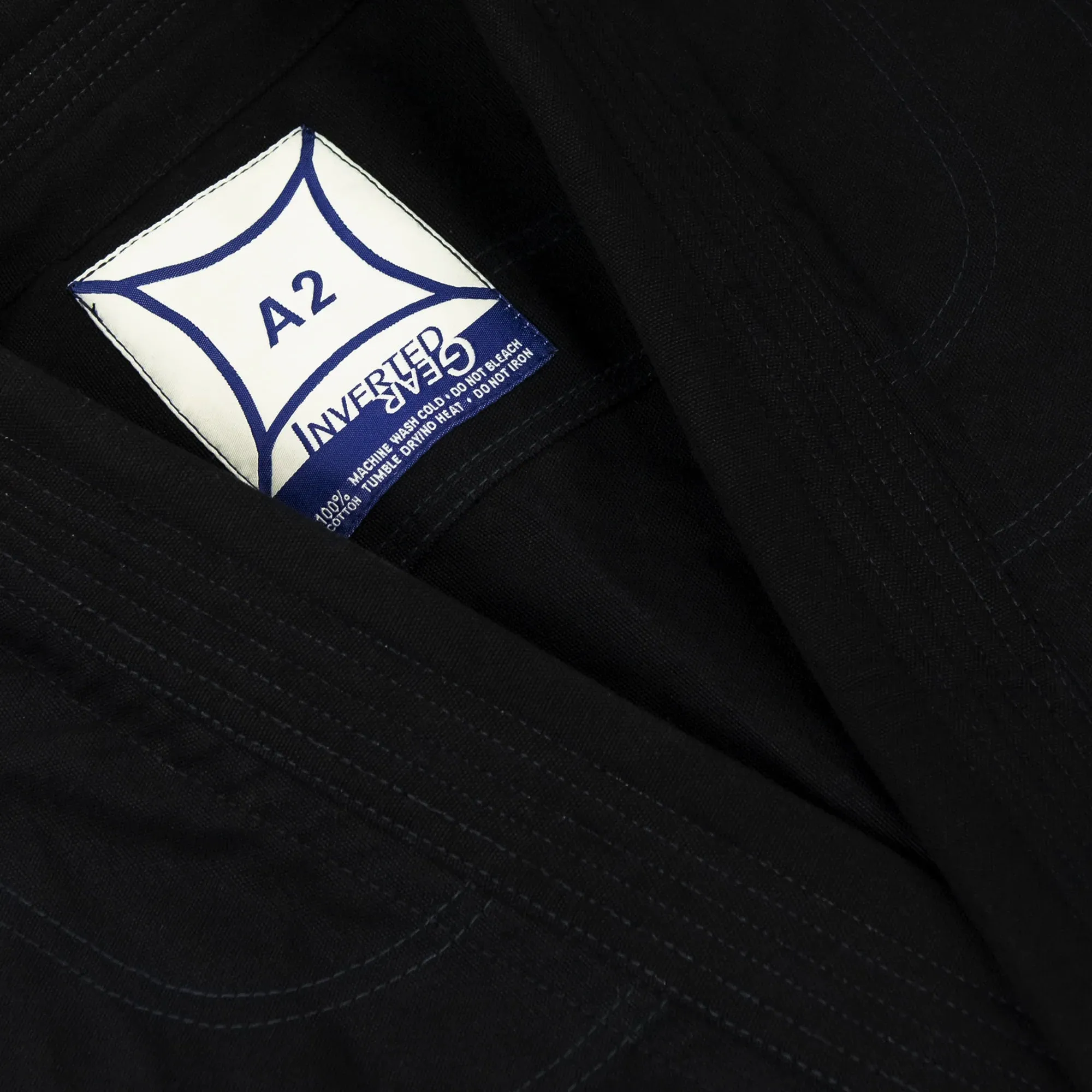 Inverted Gear Canvas BJJ Gi - Black