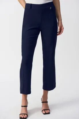 Joseph Ribkoff Ladies Midnight Blue Lux Twill Straight Pull On Pants