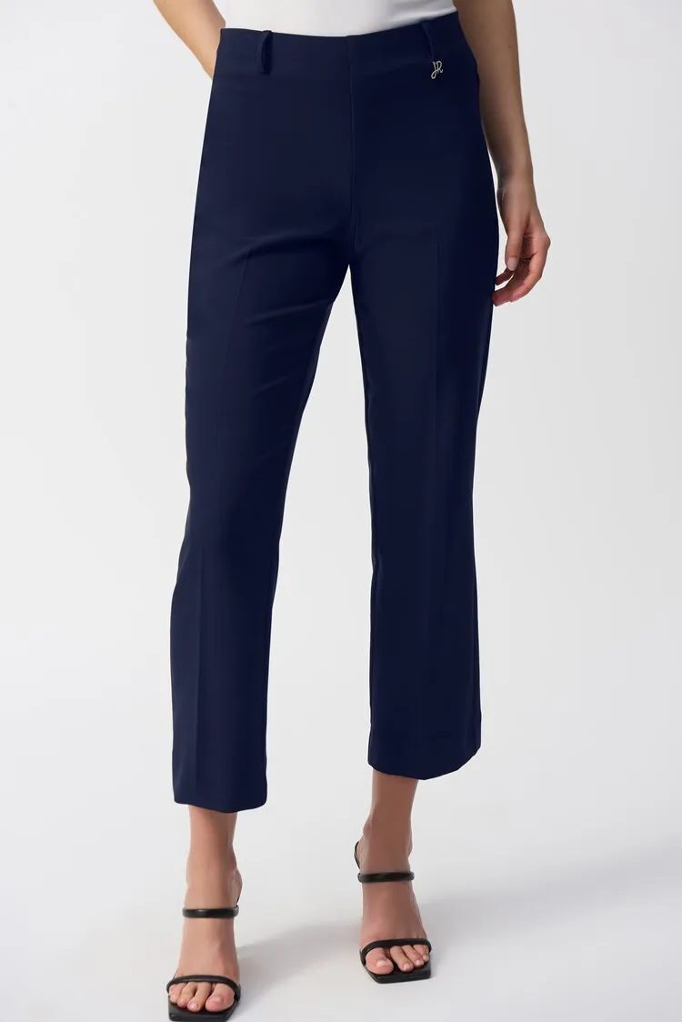 Joseph Ribkoff Ladies Midnight Blue Lux Twill Straight Pull On Pants