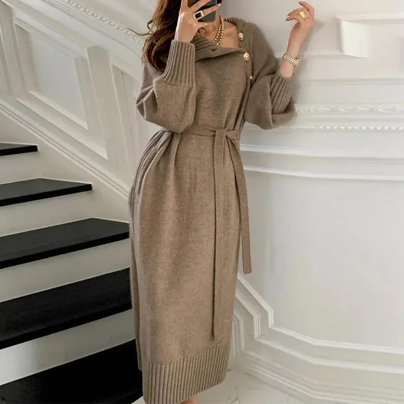 Lileth™ - Cozy Wrap Dress