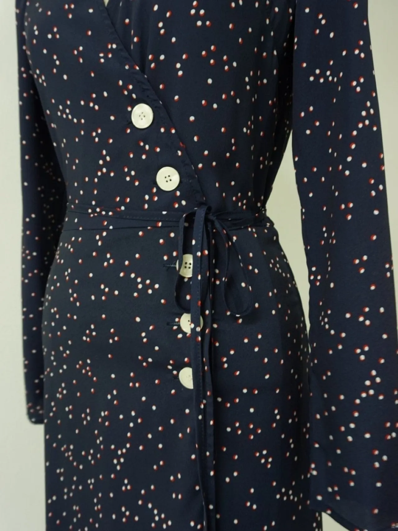 LONG SLEEVE GAVIN WRAP DRESS