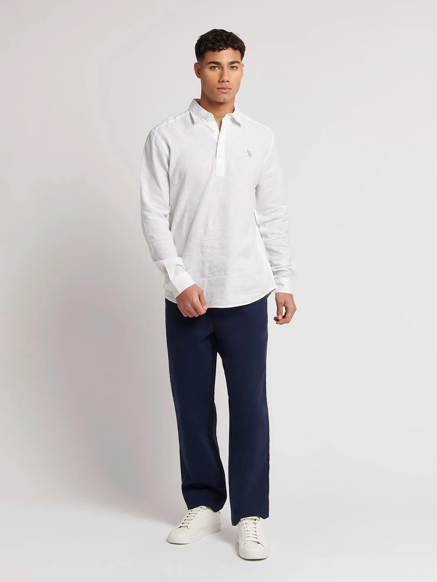 Mens Worker Trousers in Navy Blue