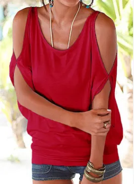 Off-Shoulder Bat Sleeve Top