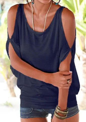 Off-Shoulder Bat Sleeve Top