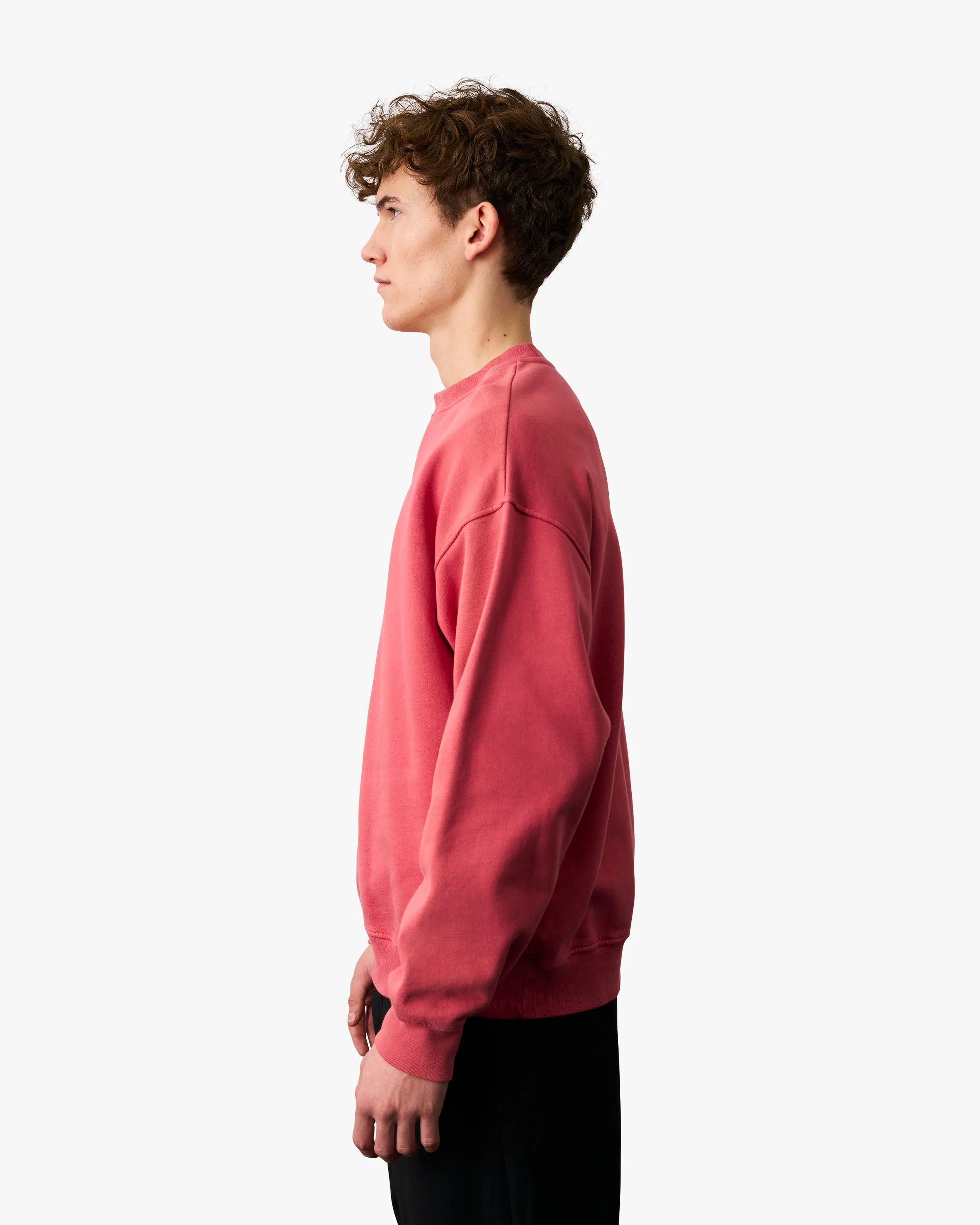 Organic Oversized Crew - Deep Black