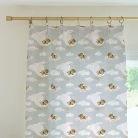 Pink Teddy Bear Curtain Panel