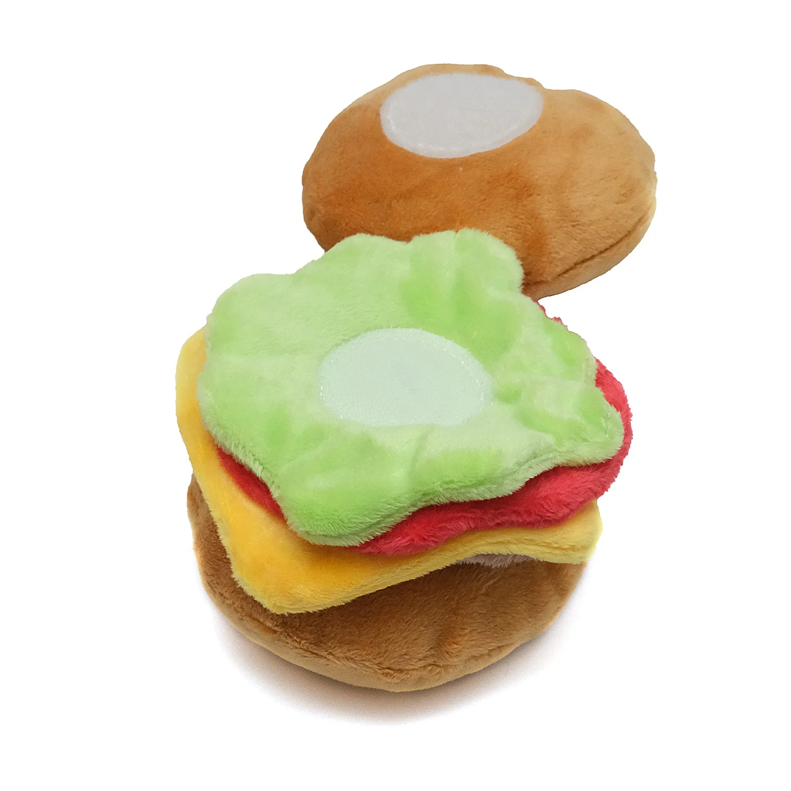"Barks" burger plush toy