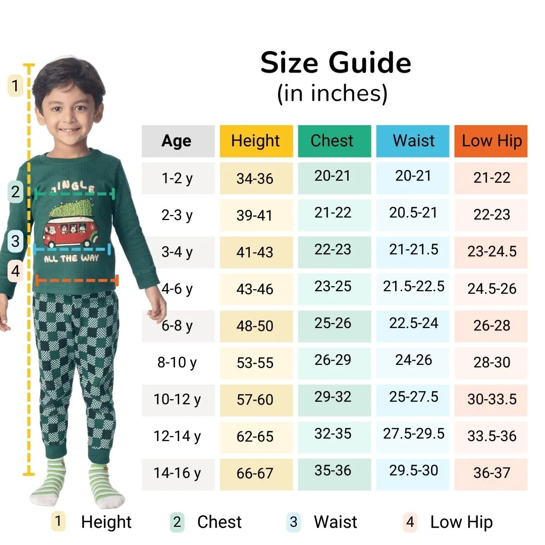 Red Nose Winter Co-ord Set For Boys