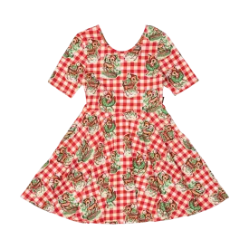 Rock Your Baby Mabel Dress - Reindeer Joy