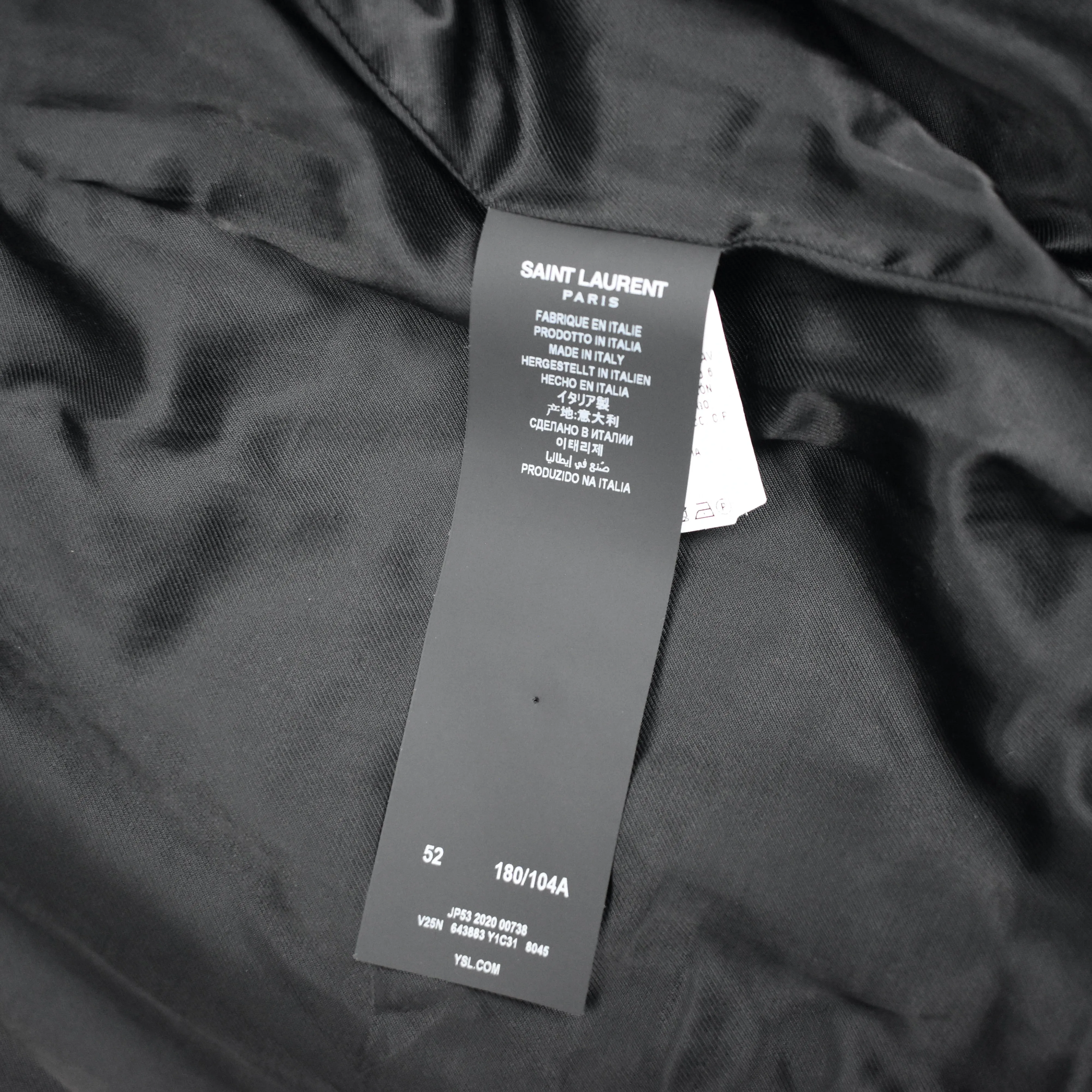 Saint Laurent - Gold Quilted Viscose Teddy Jacket