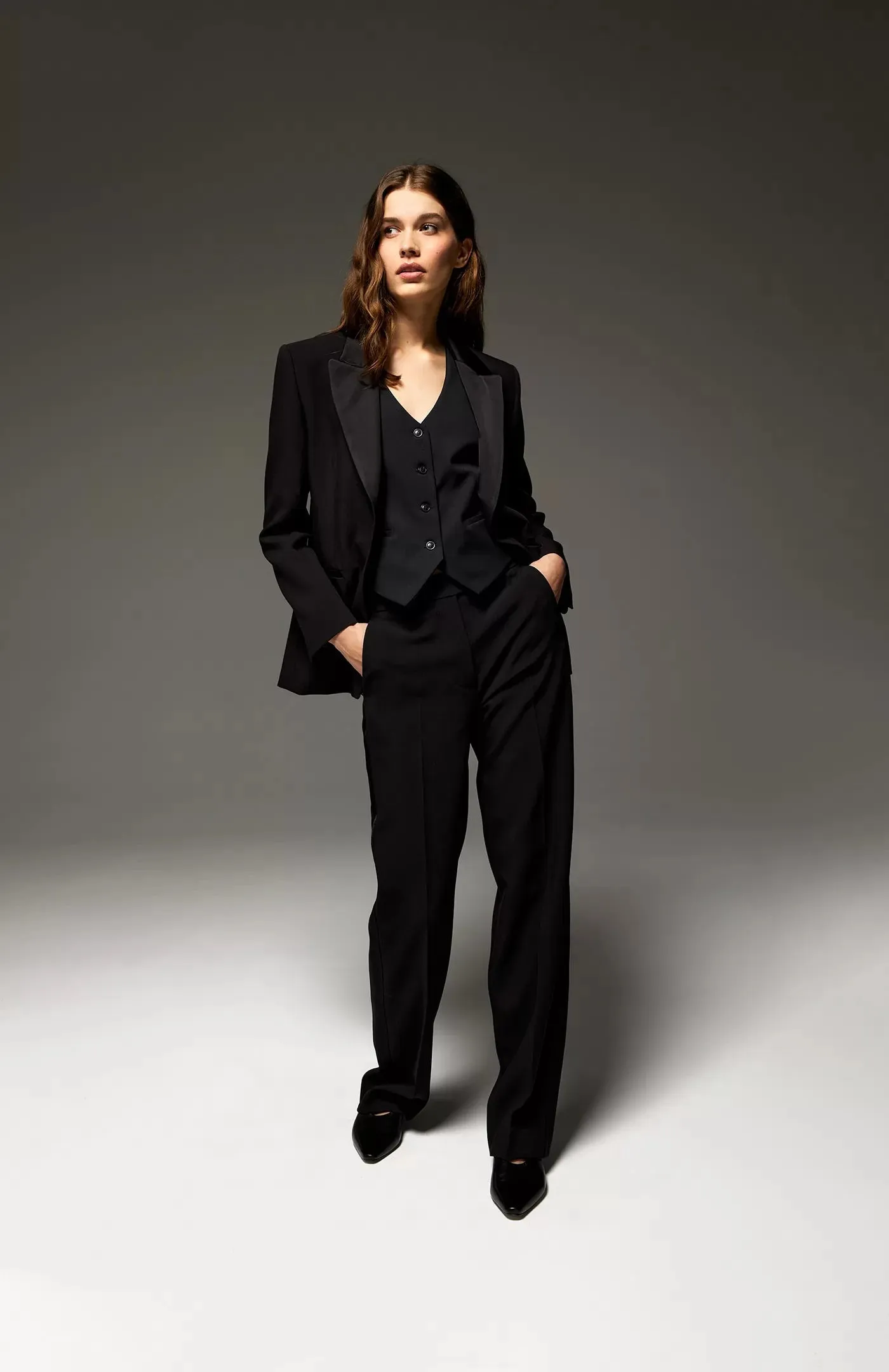SEVENTY - WOOL TAILORED BUTTON DOWN VEST