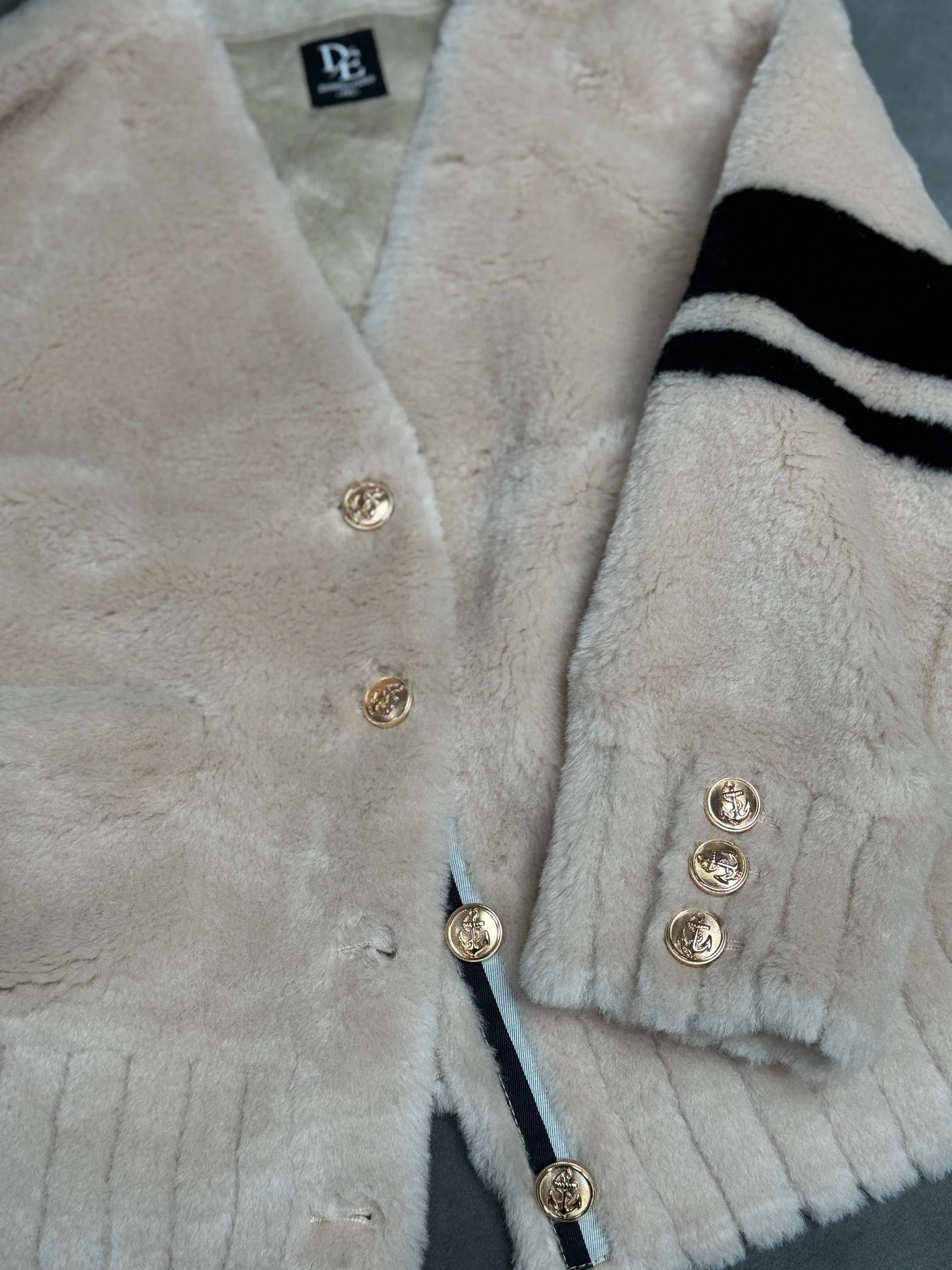 Shearling Varsity Jacket