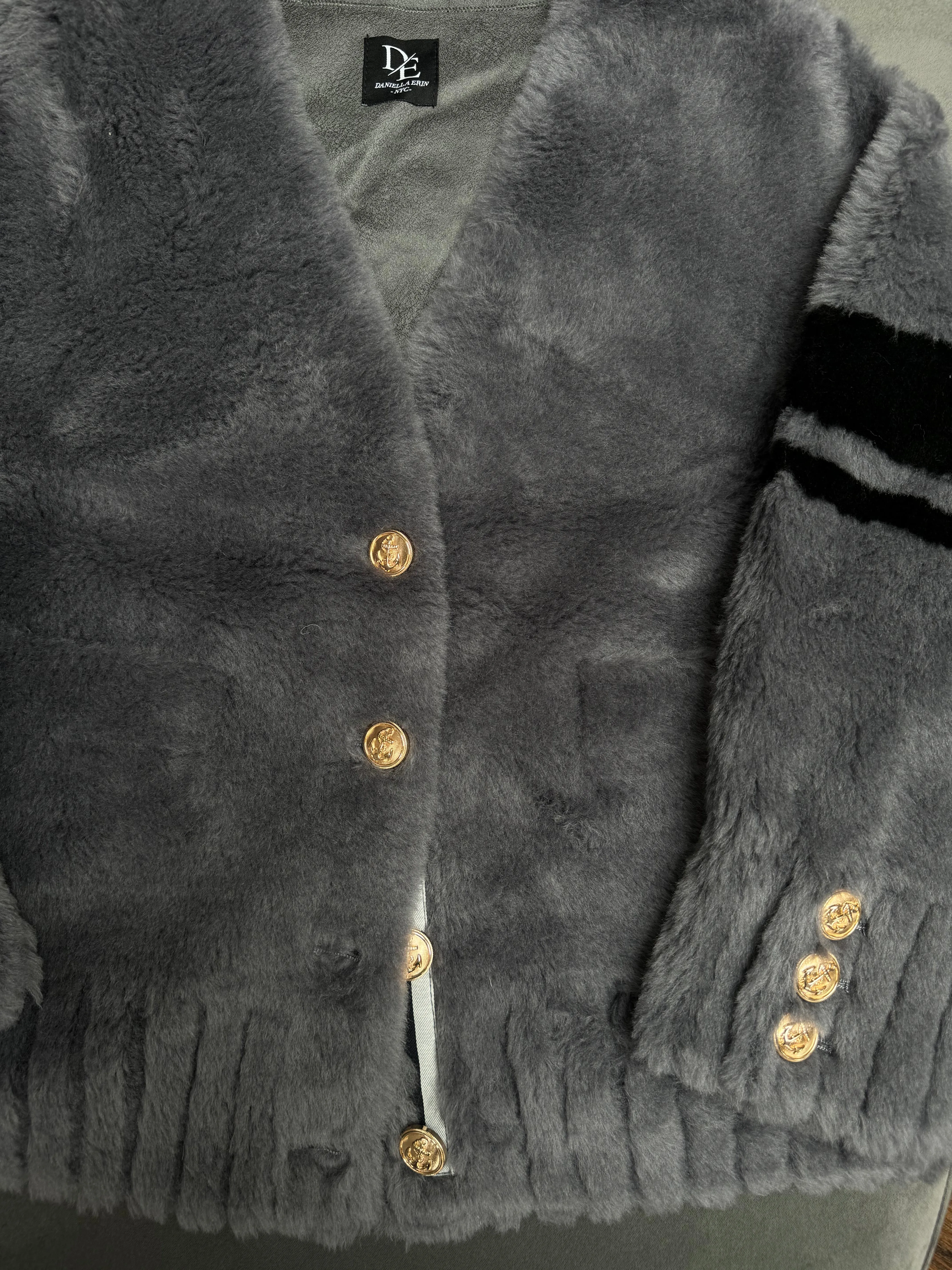 Shearling Varsity Jacket