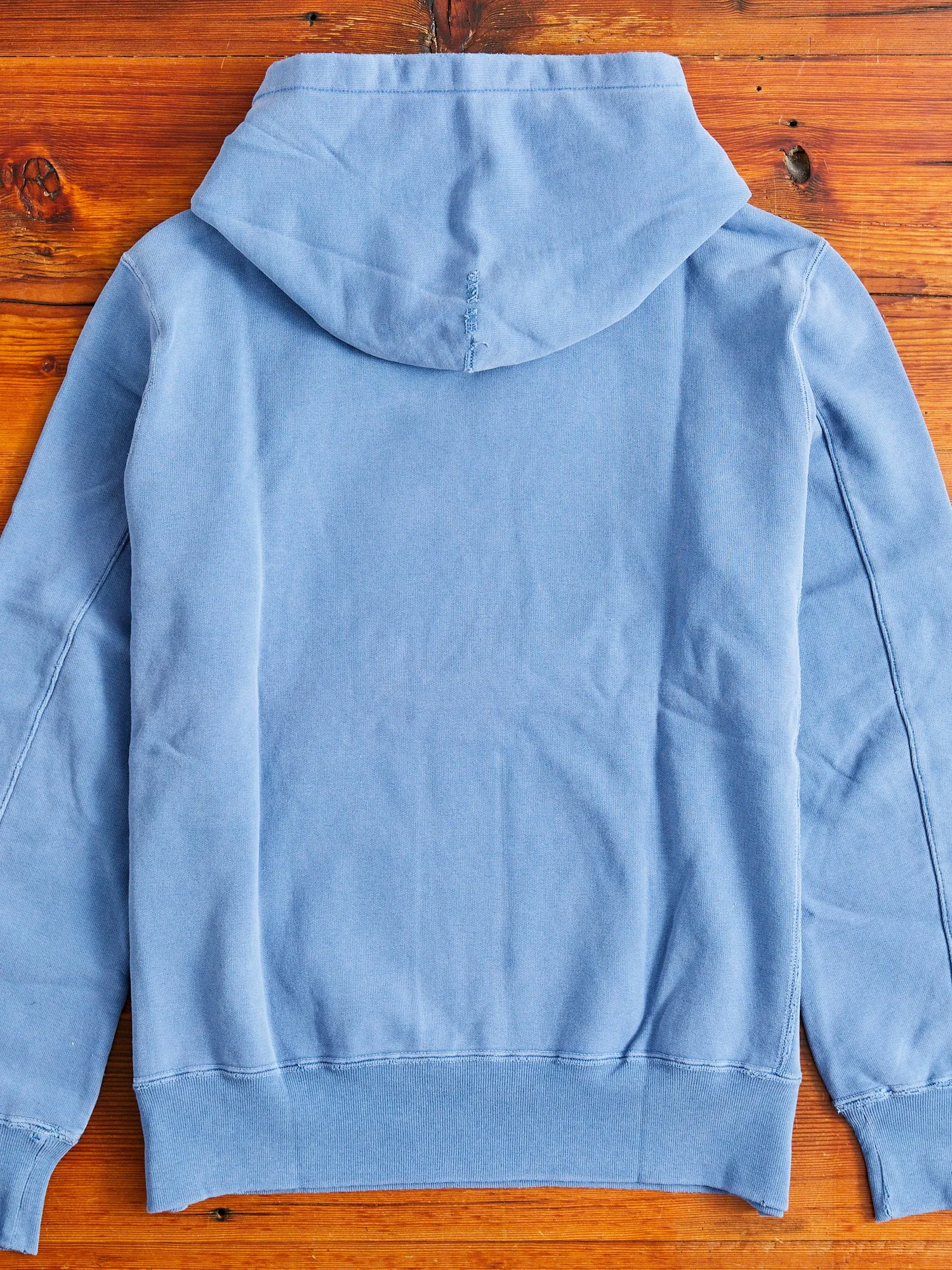 Special Finish Pullover Hoodie in Blue