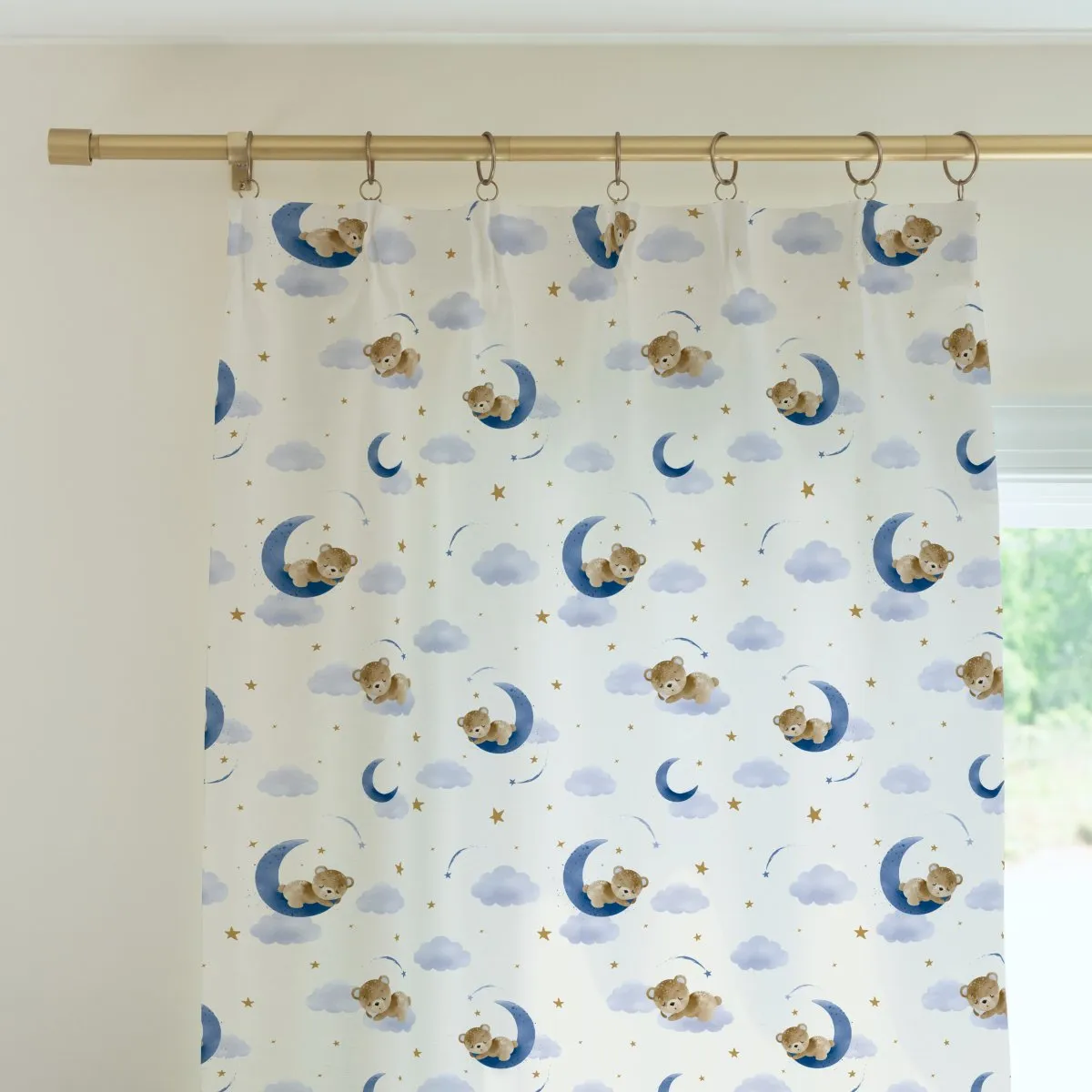 Teddy Bear Curtain Panel
