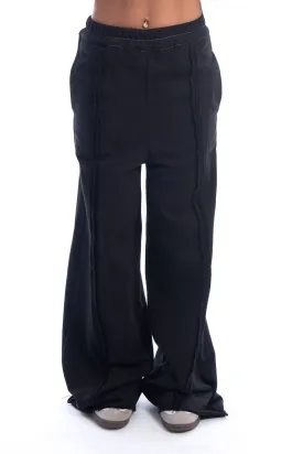 Wide Leg Cotton Sweatpants - Mitcha Label