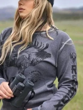 Wilderness Elk Long Sleeve Thermal Tee | Unisex
